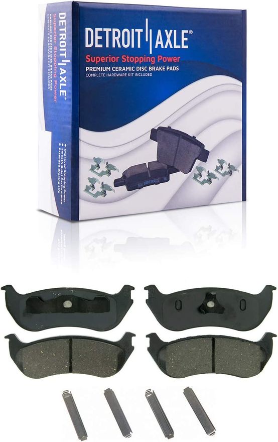 Rear Ceramic Brake Pads - P-881 x2