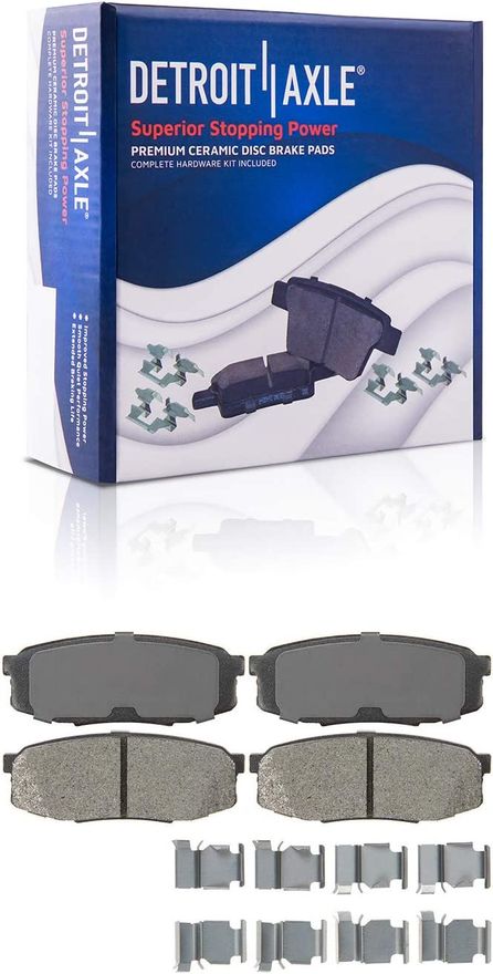 Rear Ceramic Brake Pad - P-1304 x2