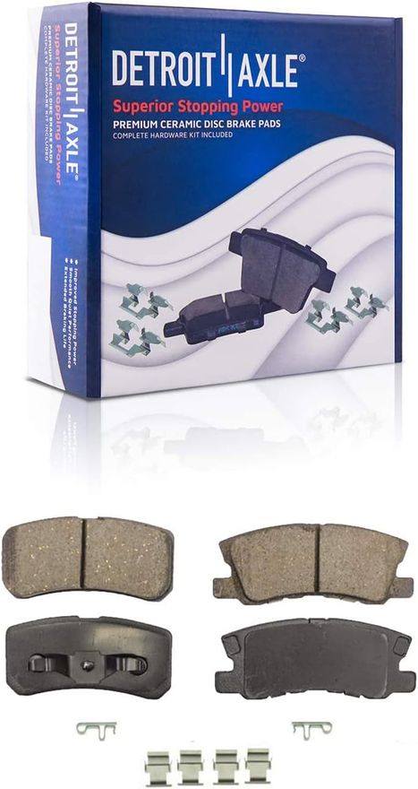 Rear Ceramic Brake Pads - P-868 x2