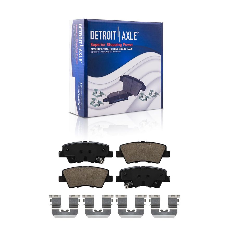 Rear Ceramic Brake Pad - P-1445 x2