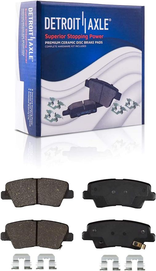 Rear Ceramic Brake Pads - P-1445 x2