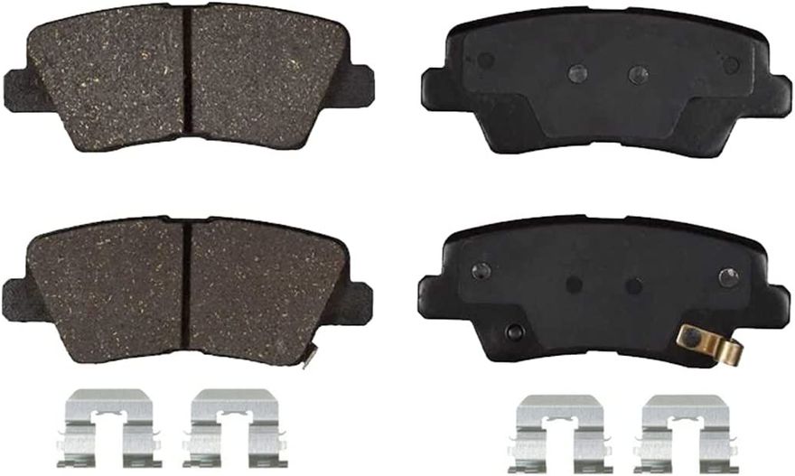 Rear Ceramic Brake Pads - P-1445 x2