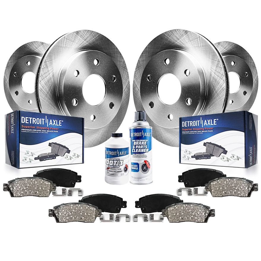 Main Image - Front Rear Rotors Brake Pads