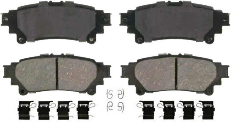 Rear Ceramic Brake Pads -P-1391 x2