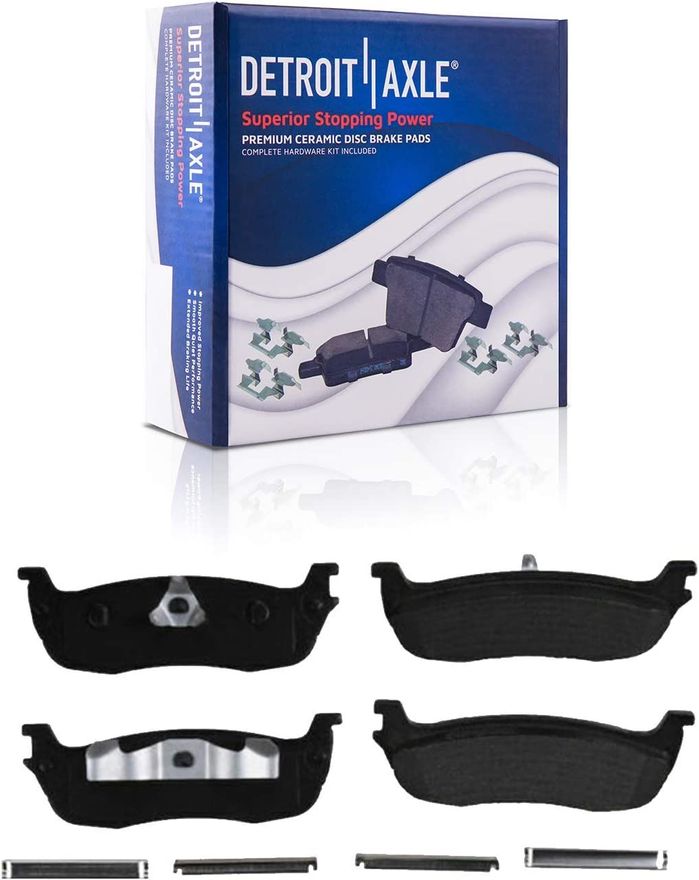 Rear Ceramic Brake Pads - P-785 x2