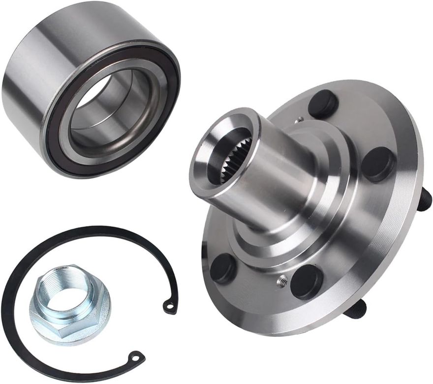 Front Wheel Hub and Bearing - BR930583K x2