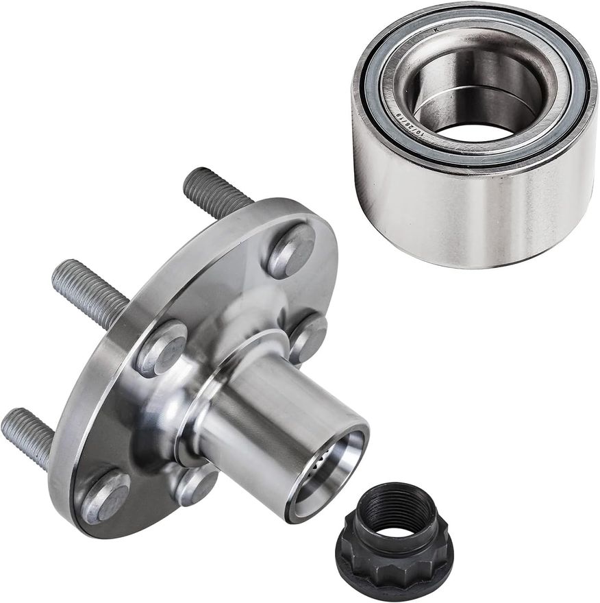 Front Wheel Hub and Bearing - BR930598K x2