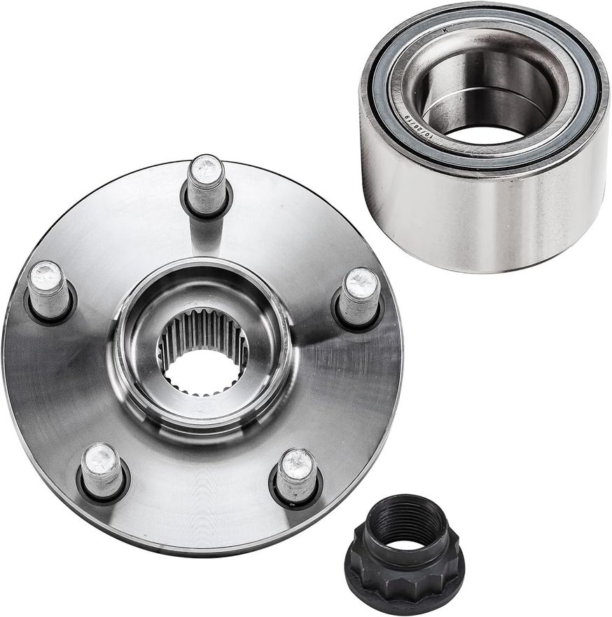 Front Wheel Hub and Bearing - BR930598K x2