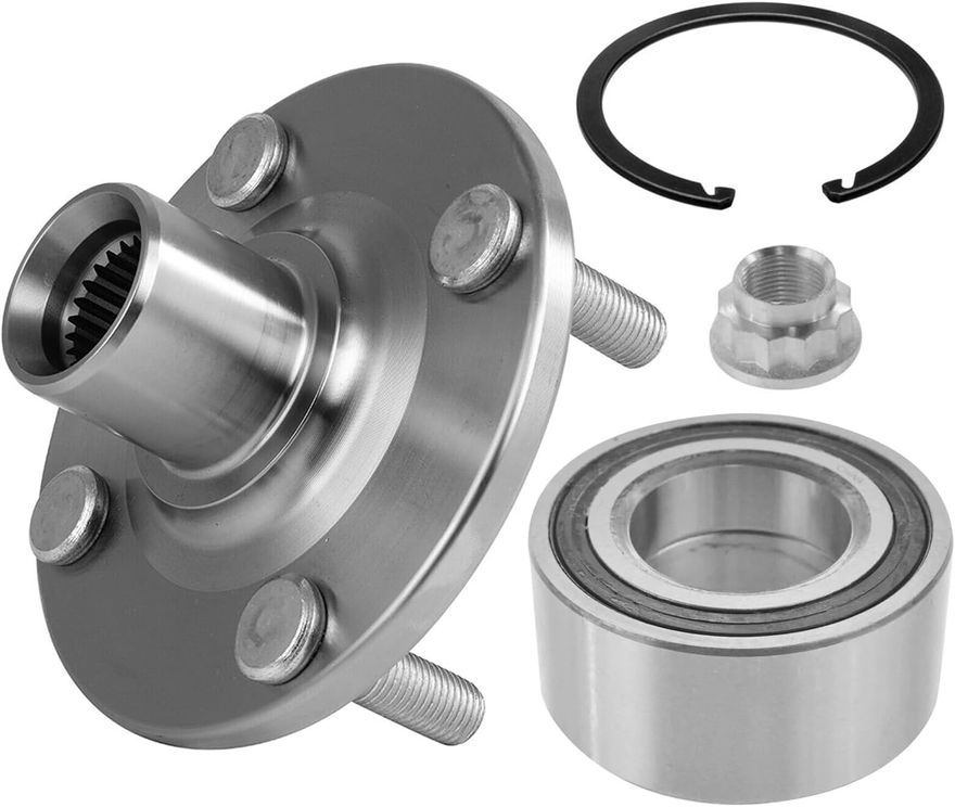 Front Wheel Hub and Bearing - BR930599K