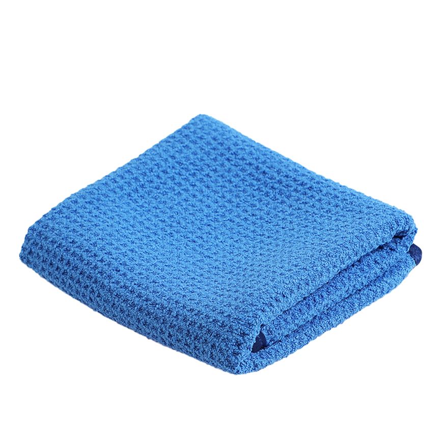 16'' x 24'' Waffle Weave Glass and Window Microfiber Towel - GT001