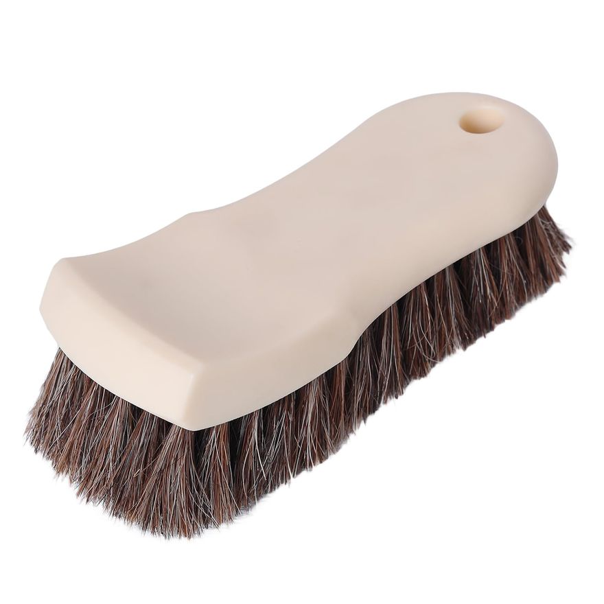 Natural Horse Hair Leather Cleaning Brush - LB001