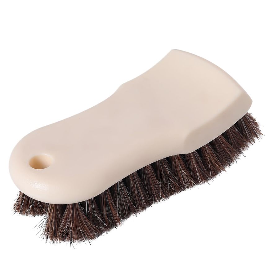 Natural Horse Hair Leather Cleaning Brush - LB001
