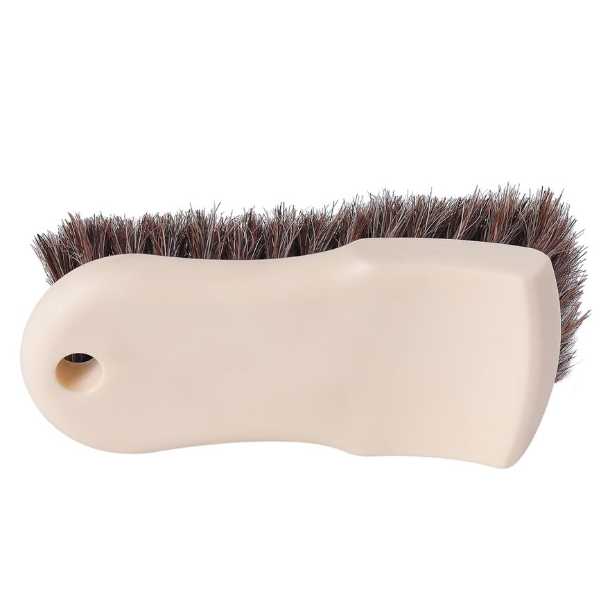 Natural Horse Hair Leather Cleaning Brush - LB001