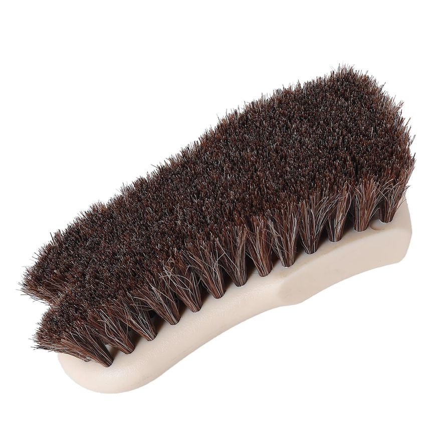 Natural Horse Hair Leather Cleaning Brush - main image