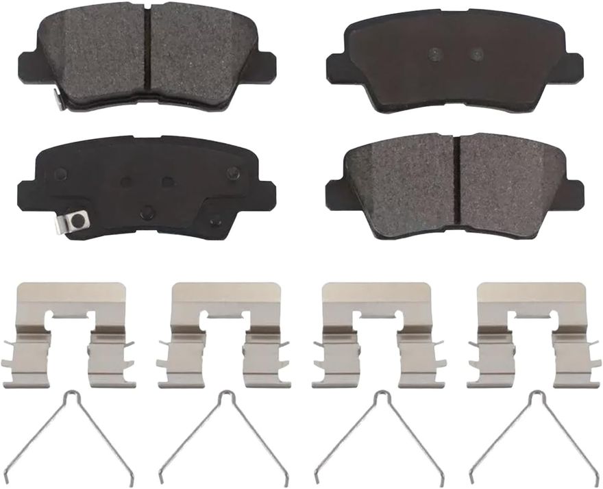 Rear Ceramic Brake Pad - P-1813 x2