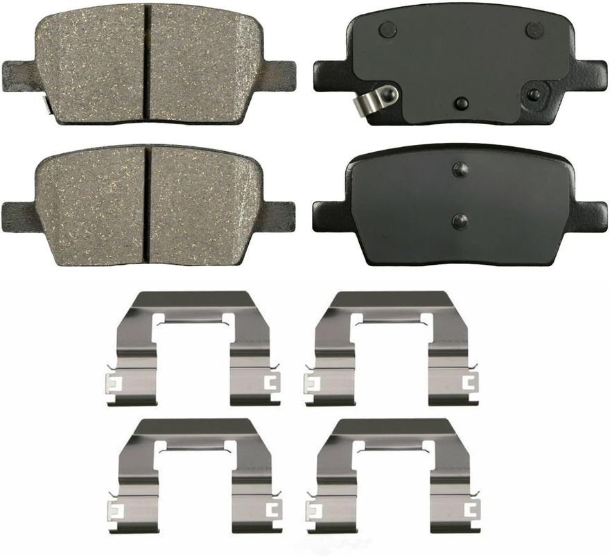 Rear Ceramic Brake Pad - P-1877 x2