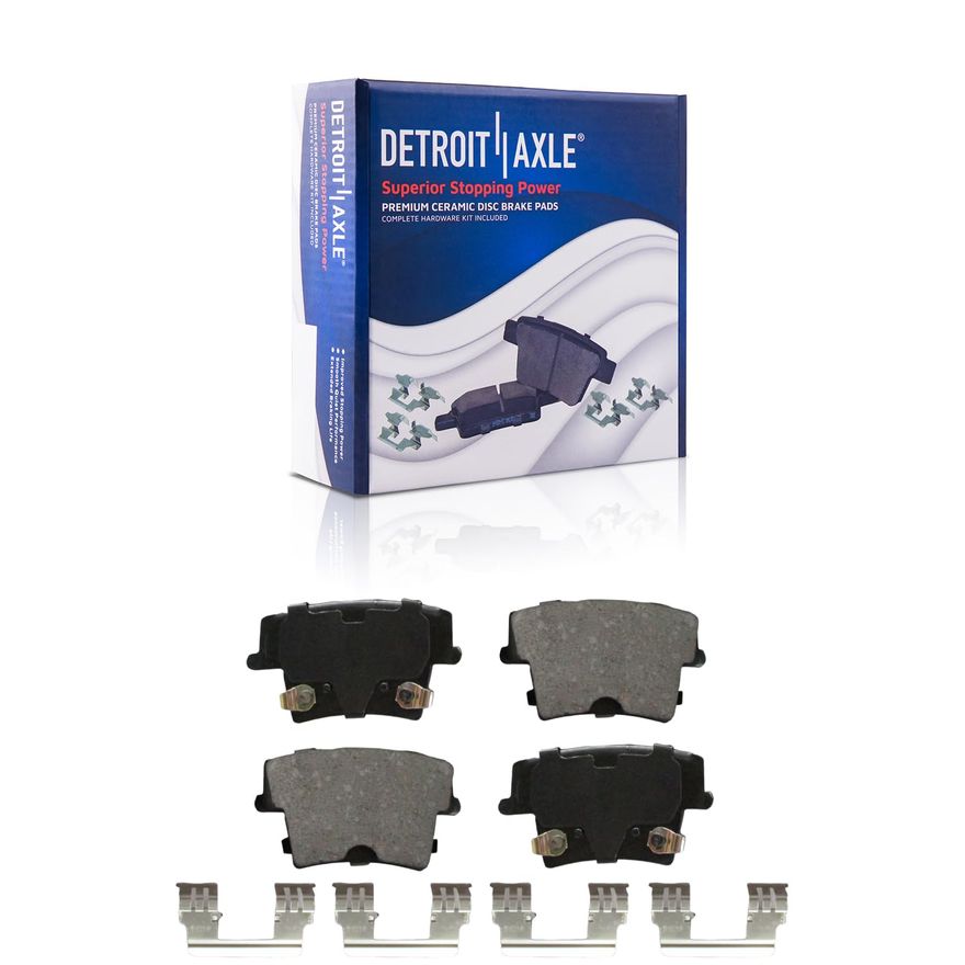 Rear Ceramic Brake Pads - P-1057A x2