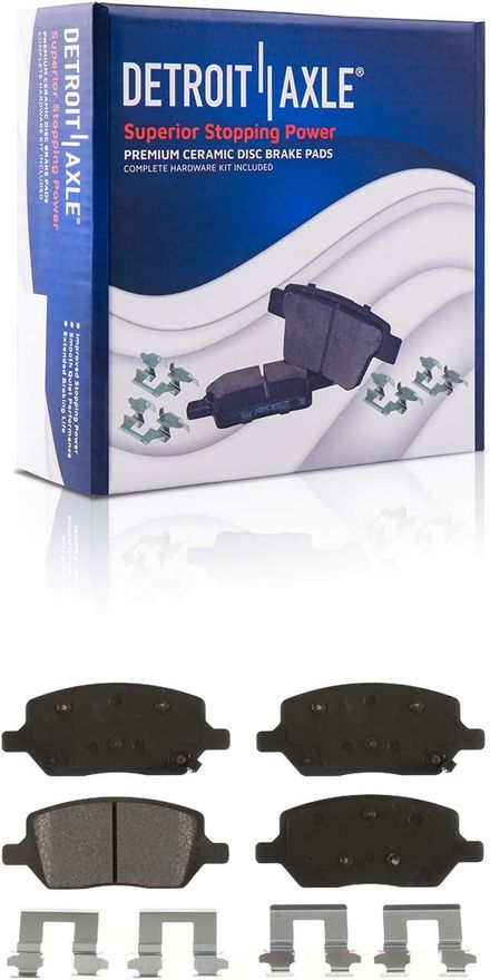 Rear Ceramic Brake Pads - P-1093 x2