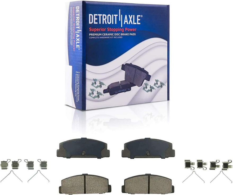 Rear Ceramic Brake Pads - P-332 x2