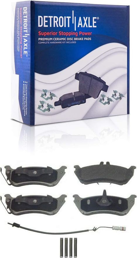 Rear Ceramic Brake Pads - P-875 x2