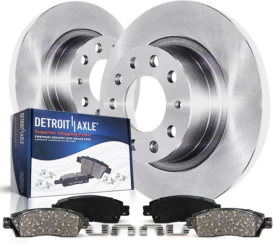 Main Image - Rear Disc Rotors Brake Pads