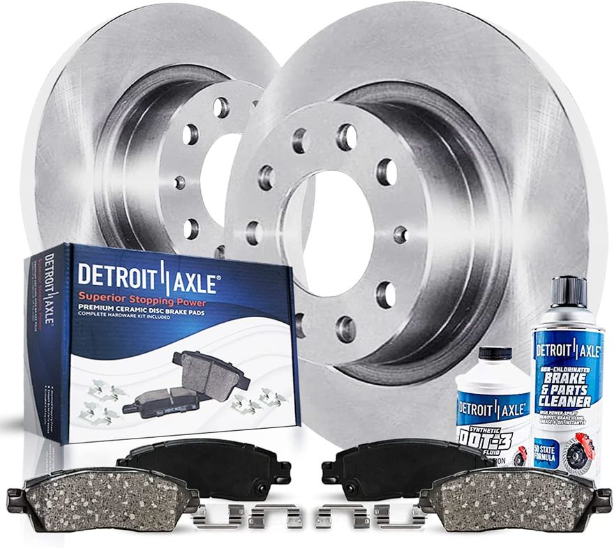 Main Image - Rear Disc Rotors Brake Pads