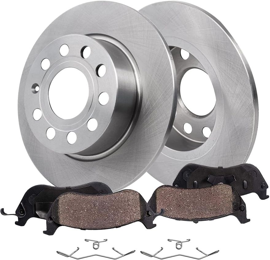 Main Image - Rear Disc Rotors Brake Pads