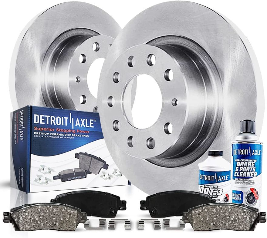 Main Image - Rear Disc Rotors Brake Pads