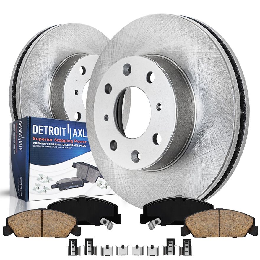 Main Image - Front Disc Rotors Brake Pads