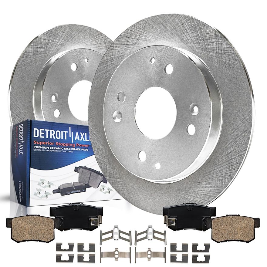 Main Image - Rear Disc Rotors Brake Pads