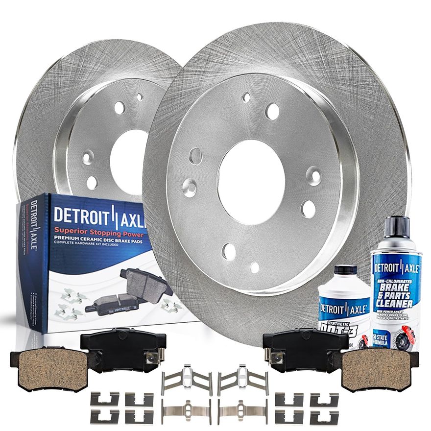 Main Image - Rear Disc Rotors Brake Pads