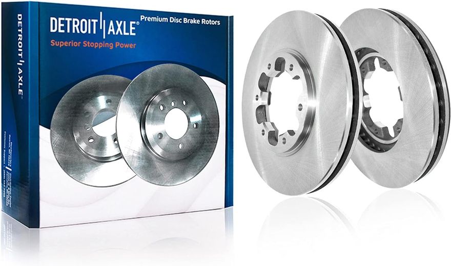 Front Disc Brake Rotors - R-31158 x2