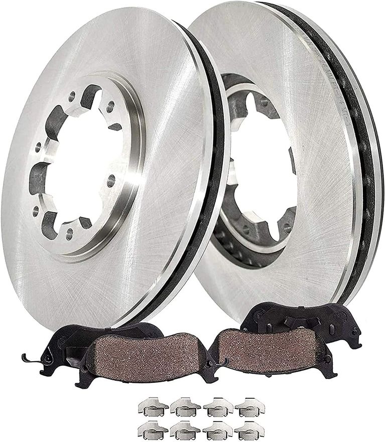 Main Image - Front Disc Rotors Brake Pads