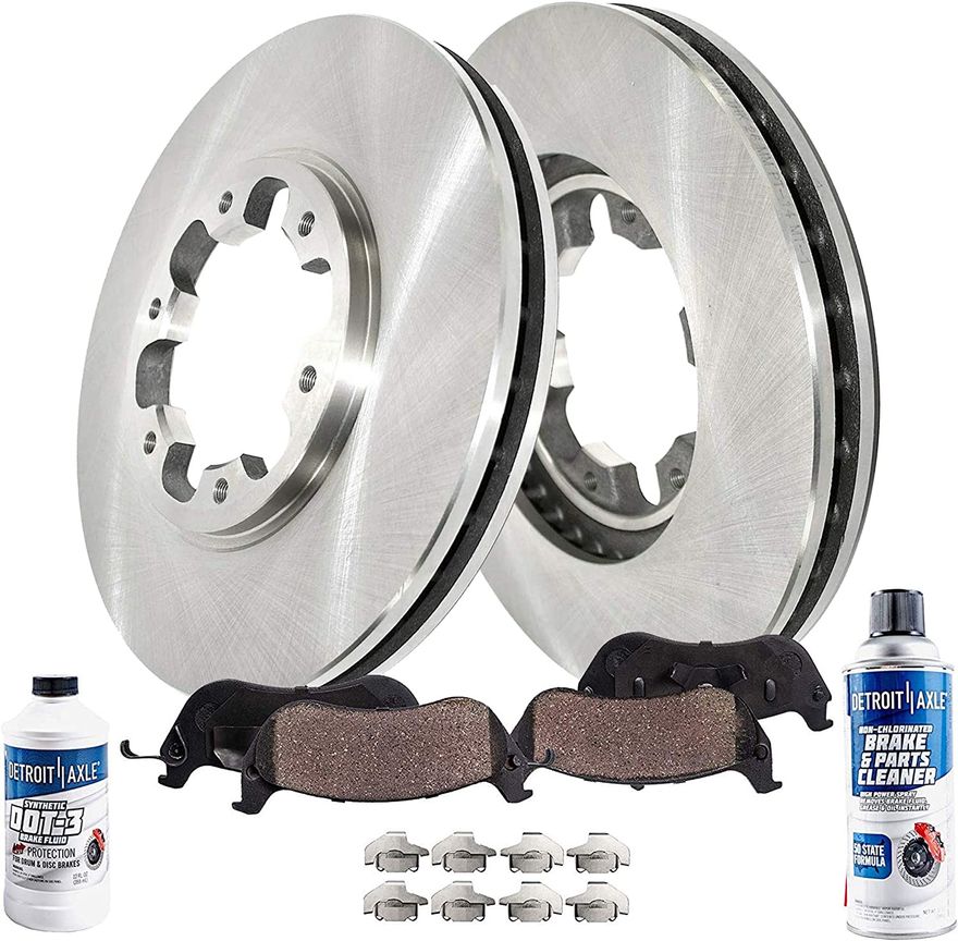 Main Image - Front Disc Rotors Brake Pads