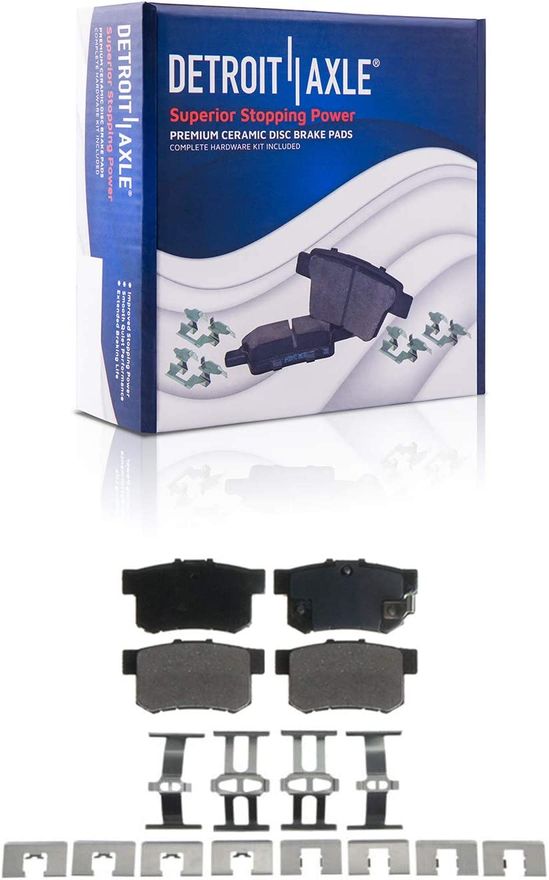 Rear Ceramic Brake Pads - P-537 x2