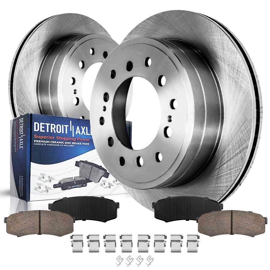 Main Image - Rear Disc Rotors Brake Pads