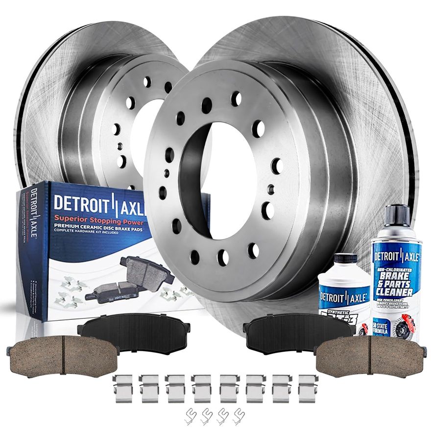 Main Image - Rear Disc Rotors Brake Pads