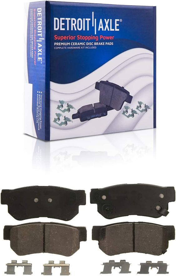 Rear Ceramic Brake Pads - P-813 x2