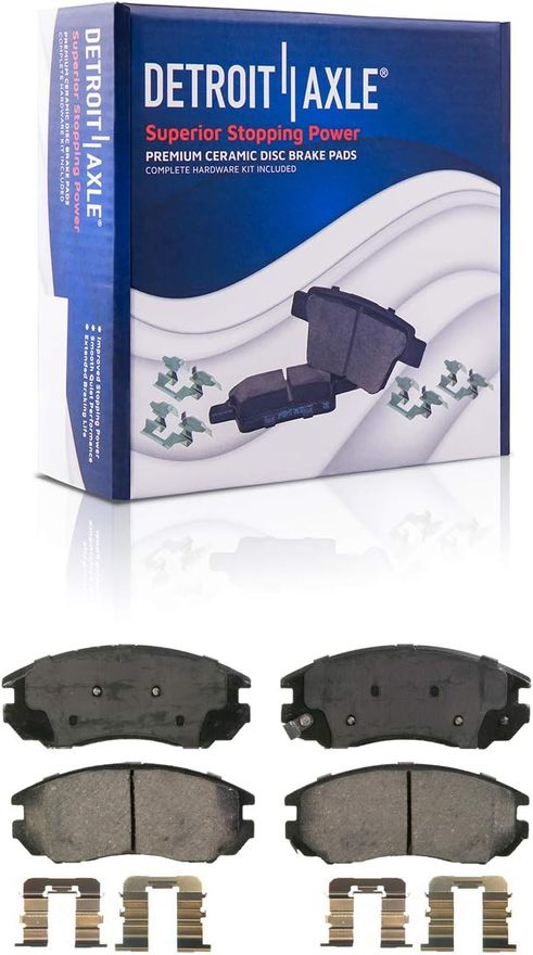 Front Ceramic Brake Pad - P-1104 x2