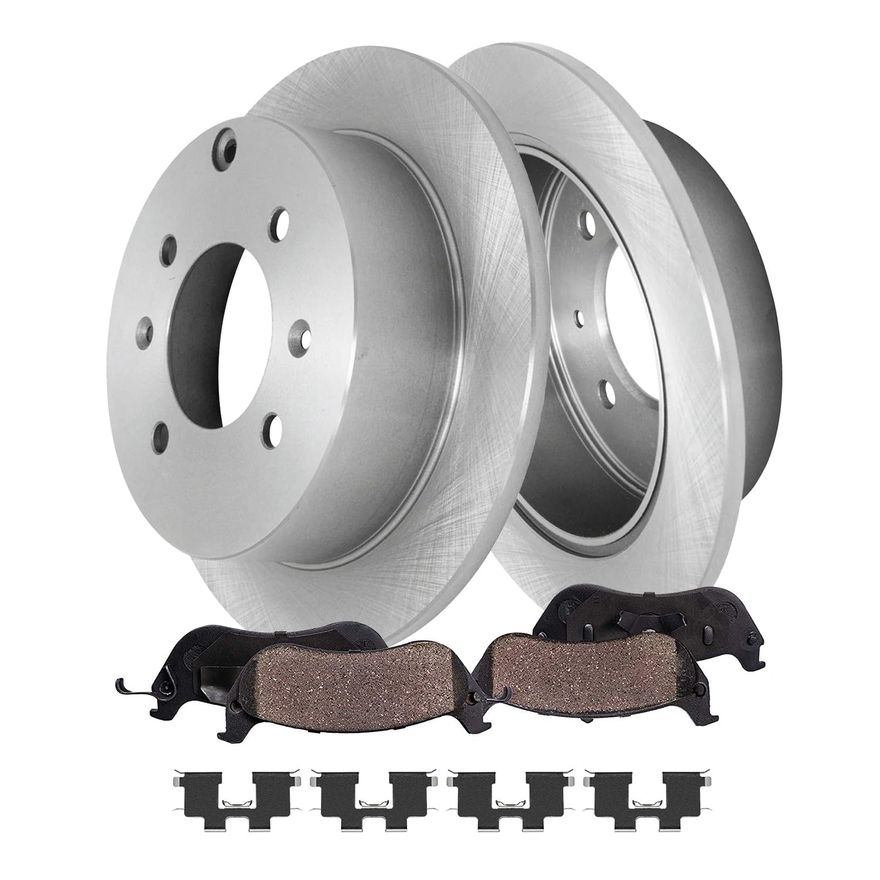 Main Image - Rear Disc Rotors Brake Pads
