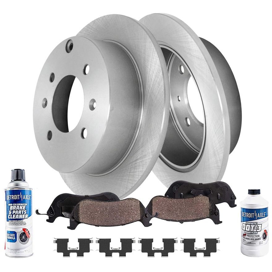 Main Image - Rear Disc Rotors Brake Pads