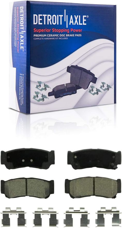 Rear Ceramic Brake Pads - P-1297 x2