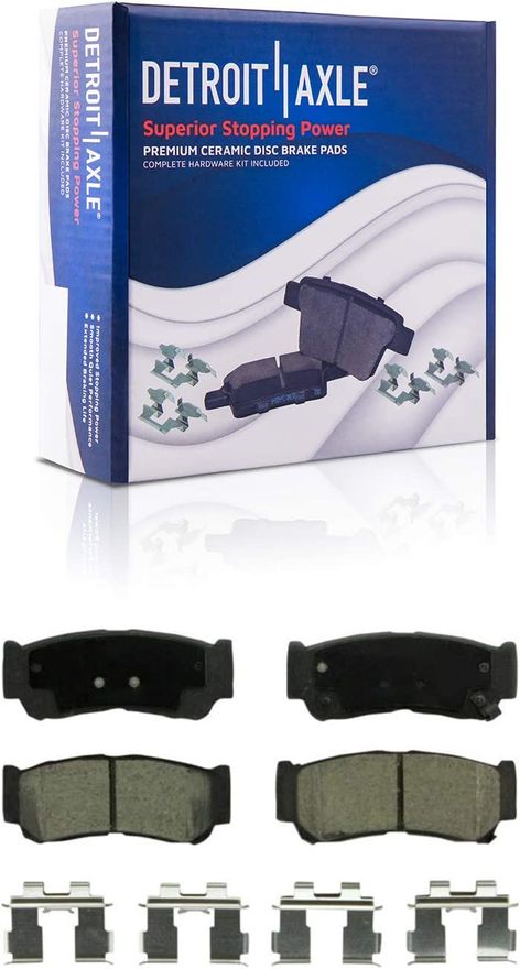 Rear Ceramic Brake Pad - P-1297 x2