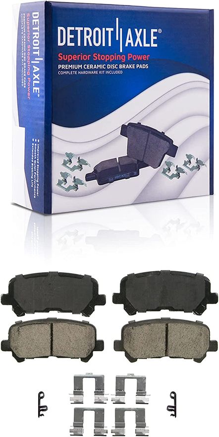 Rear Ceramic Brake Pads - P-1281 x2