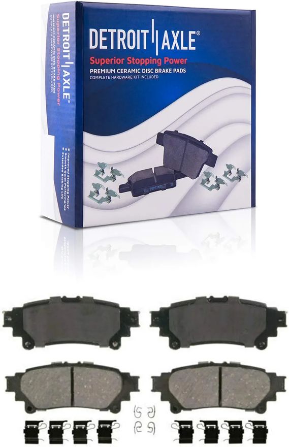 Rear Ceramic Brake Pad - P-1391 x2