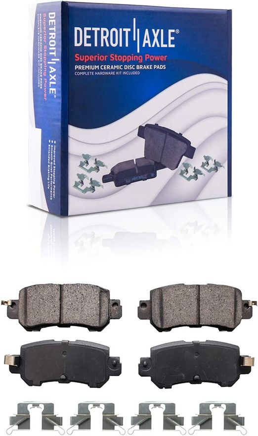 Rear Ceramic Brake Pad - P-1624 x2