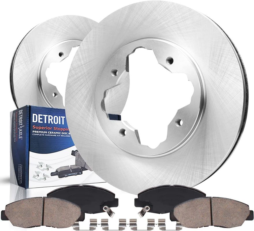 Main Image - Front Disc Rotors Brake Pads