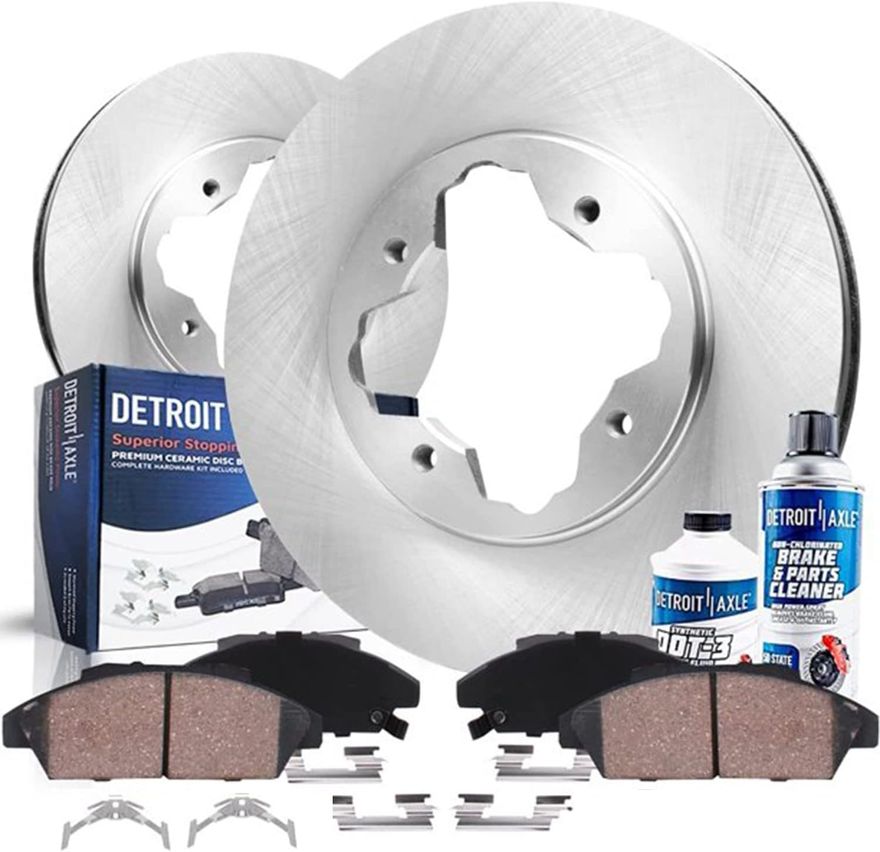 Main Image - Front Disc Rotors Brake Pads