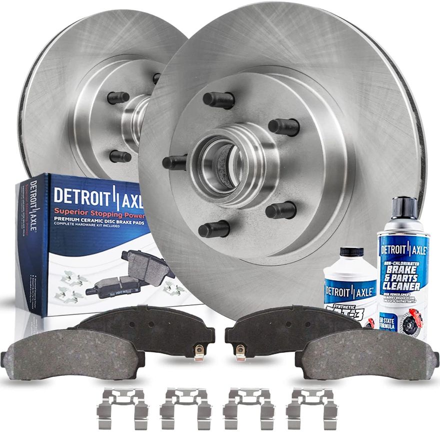 Main Image - Front Disc Rotors Brake Pads