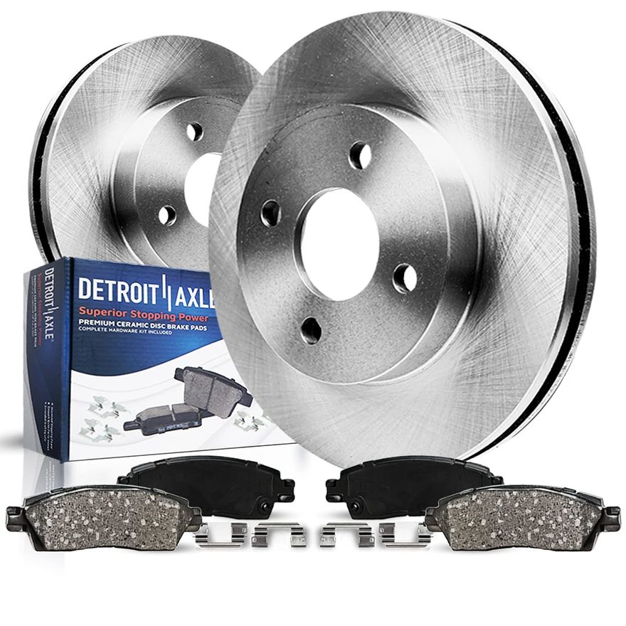 Main Image - Front Disc Rotors Brake Pads